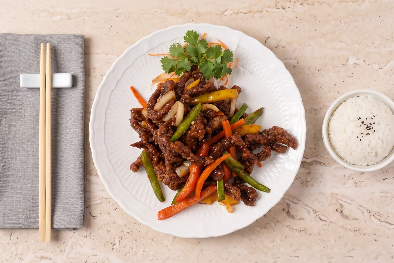 Gan Bian Rindfleisch
